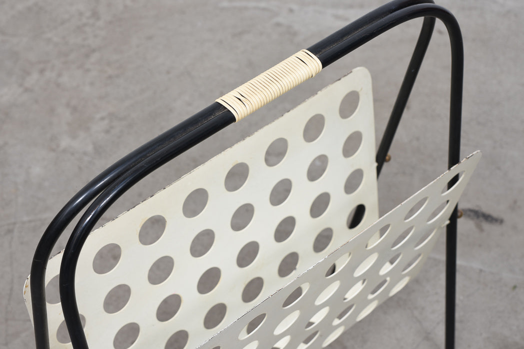 1950s metal magazine stand