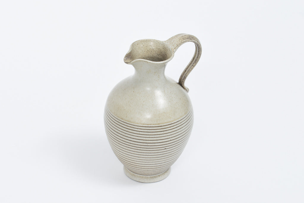 Stoneware pitcher vase