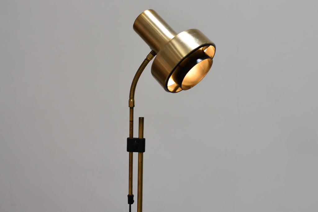 Two available: Pair of vintage brass floor lights