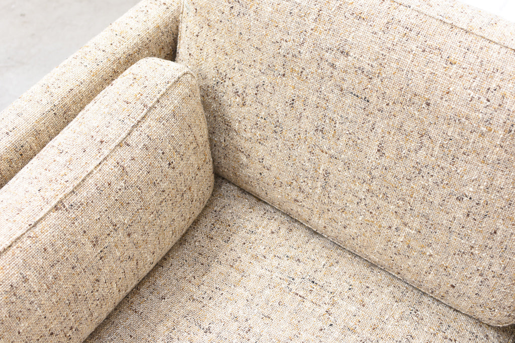 Danish three seat wool sofa