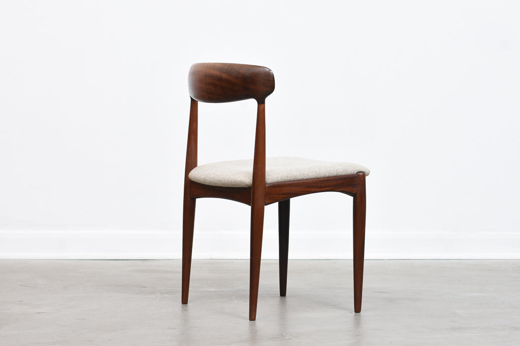 Set of four teak chairs by Johannes Andersen