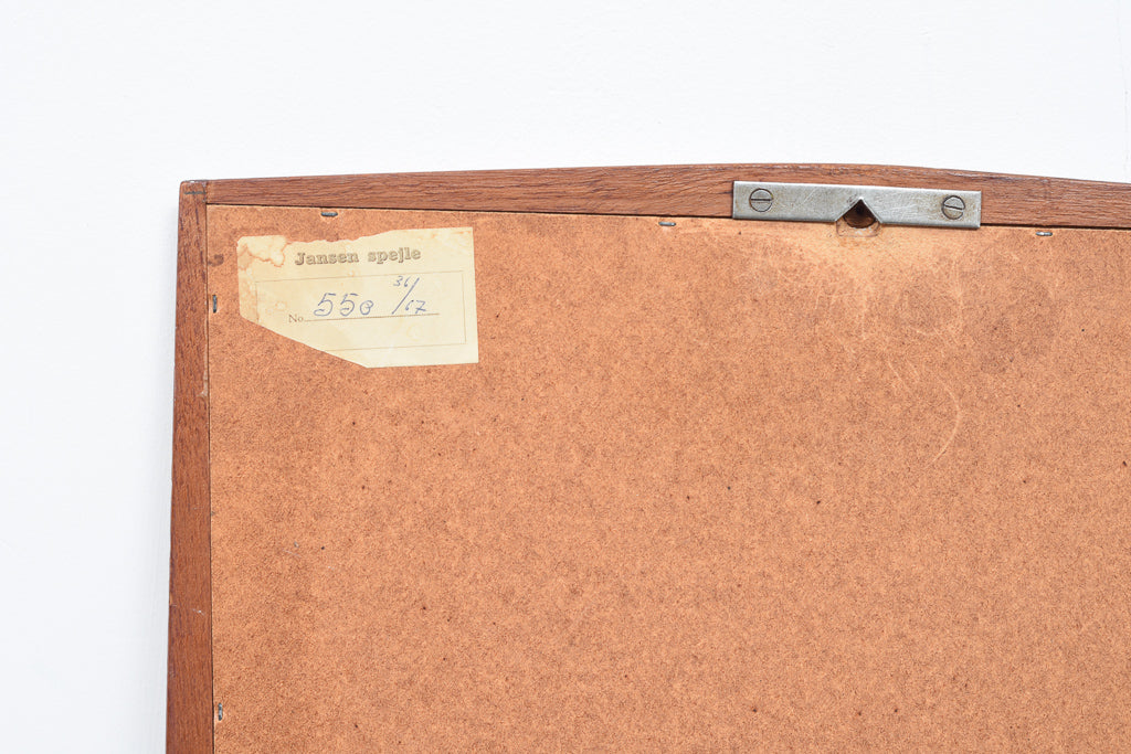 Teak mirror by Jansen Spejle