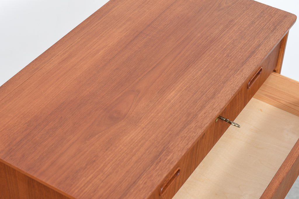 1950s teak chest of six drawers