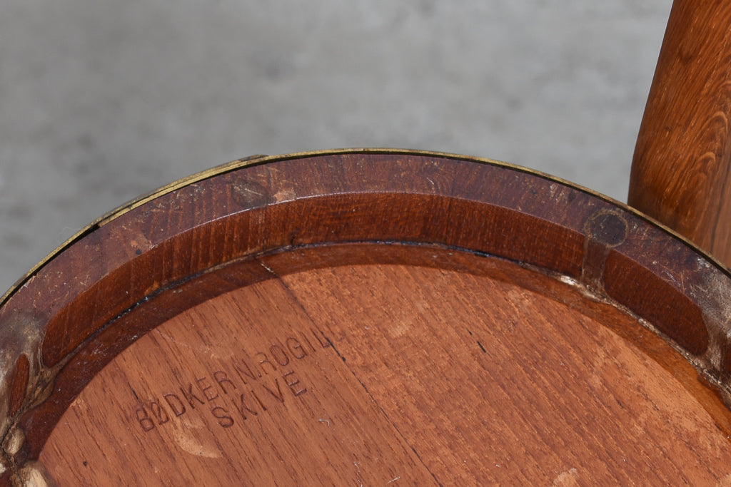 Teak + oak plant stand