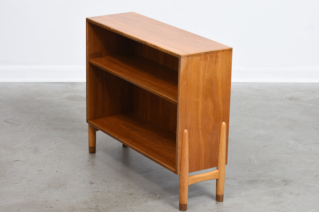 1950s teak + beech bookcase