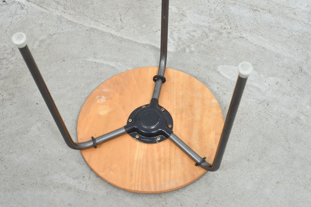 1950s Danish beech ply stool