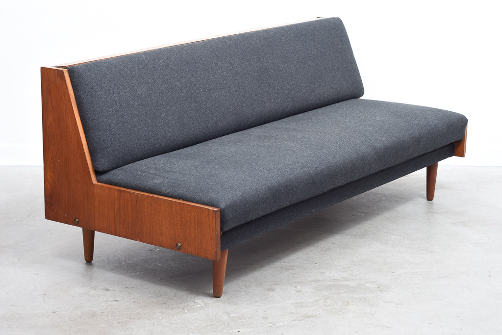 1960s sofa bed in teak