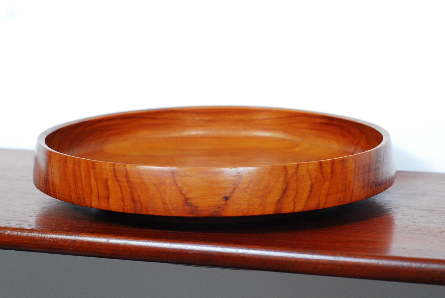 Solid teak bowl