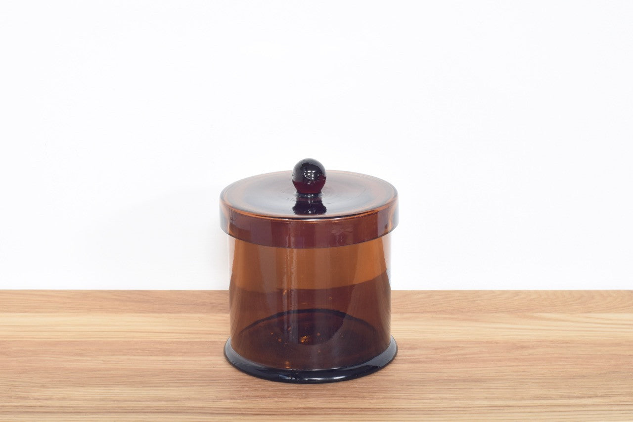 Smoked glass container