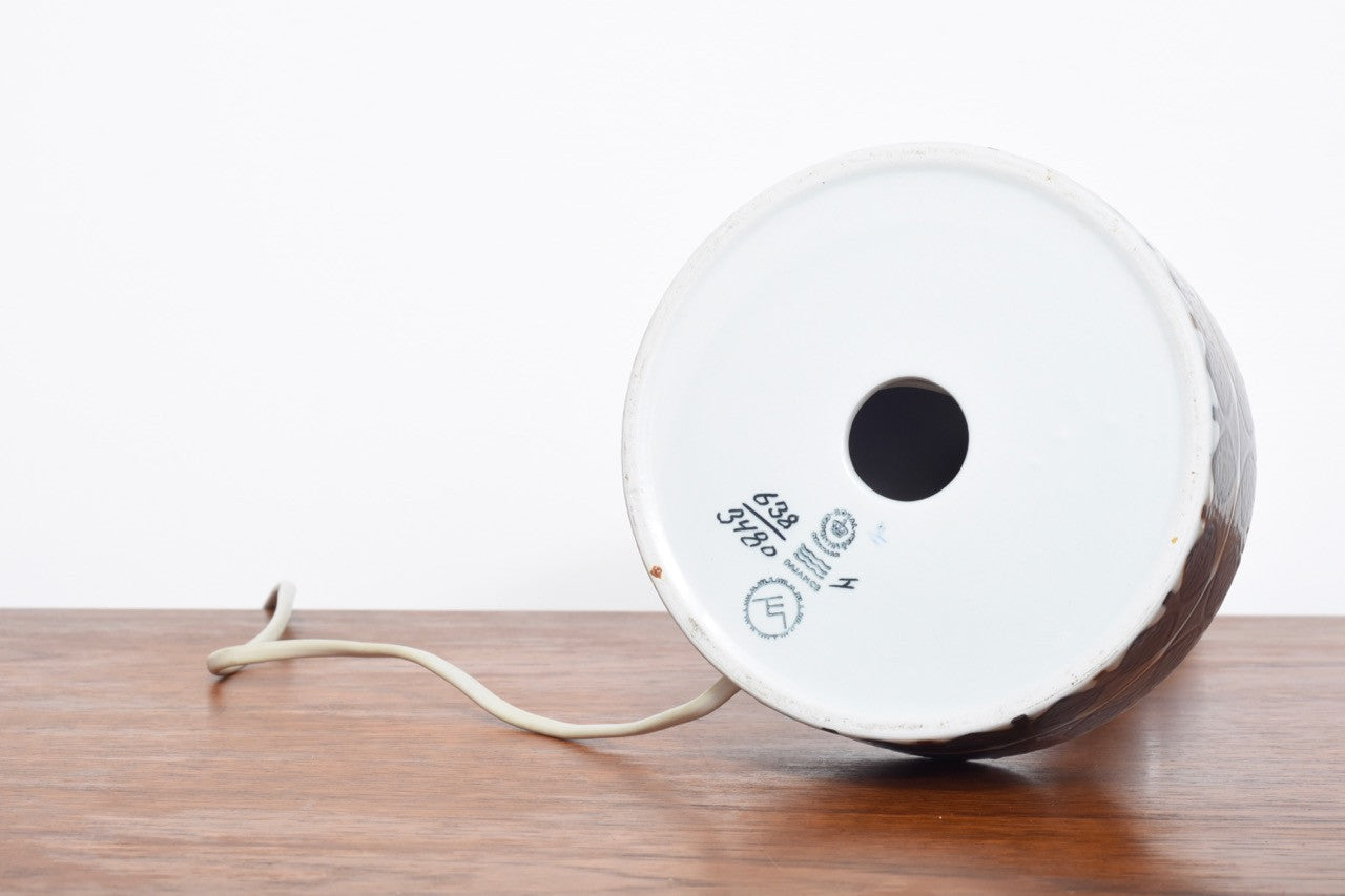 Royal Copenhagen table lamp by Ellen Malmer