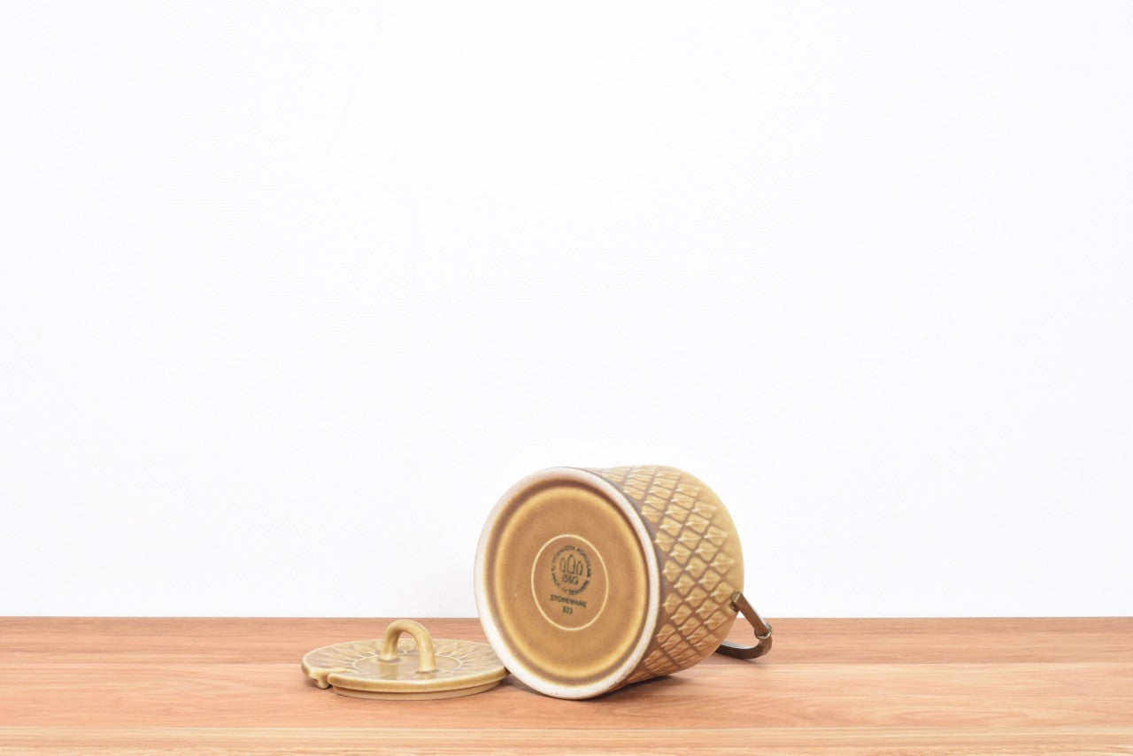 Relief sugar bowl by Jens Quistgaard