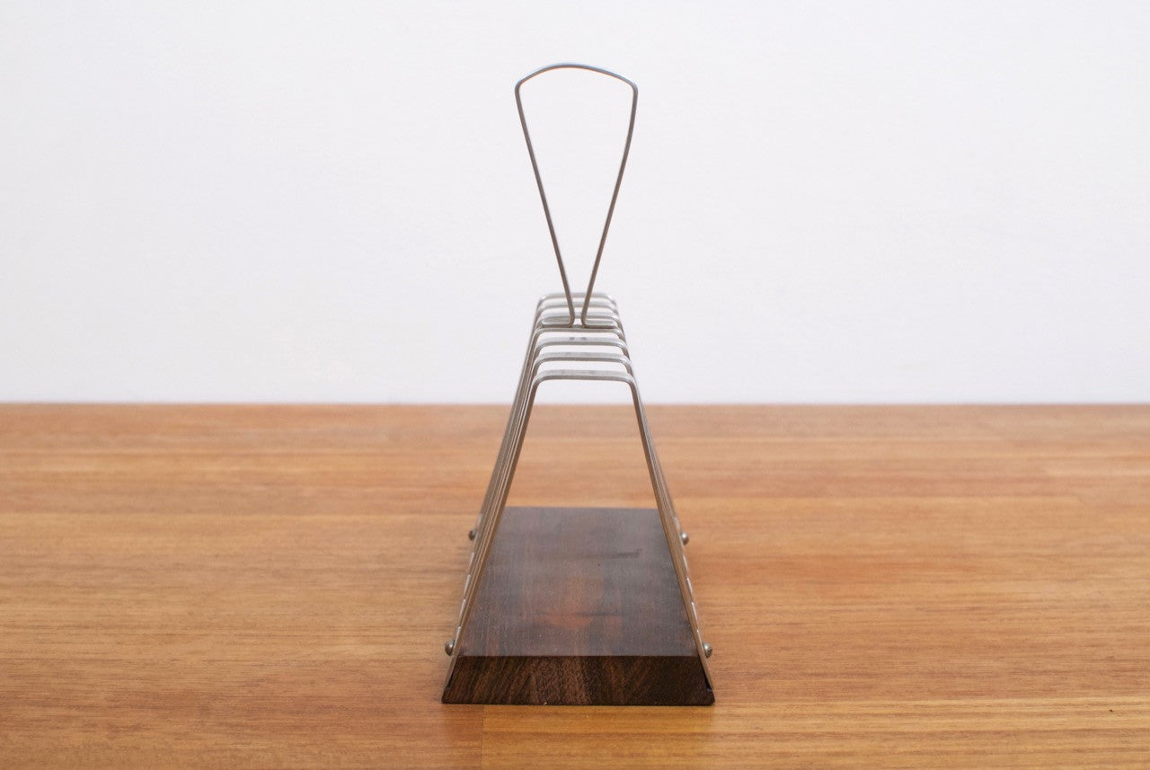 Napkin holder in rosewood