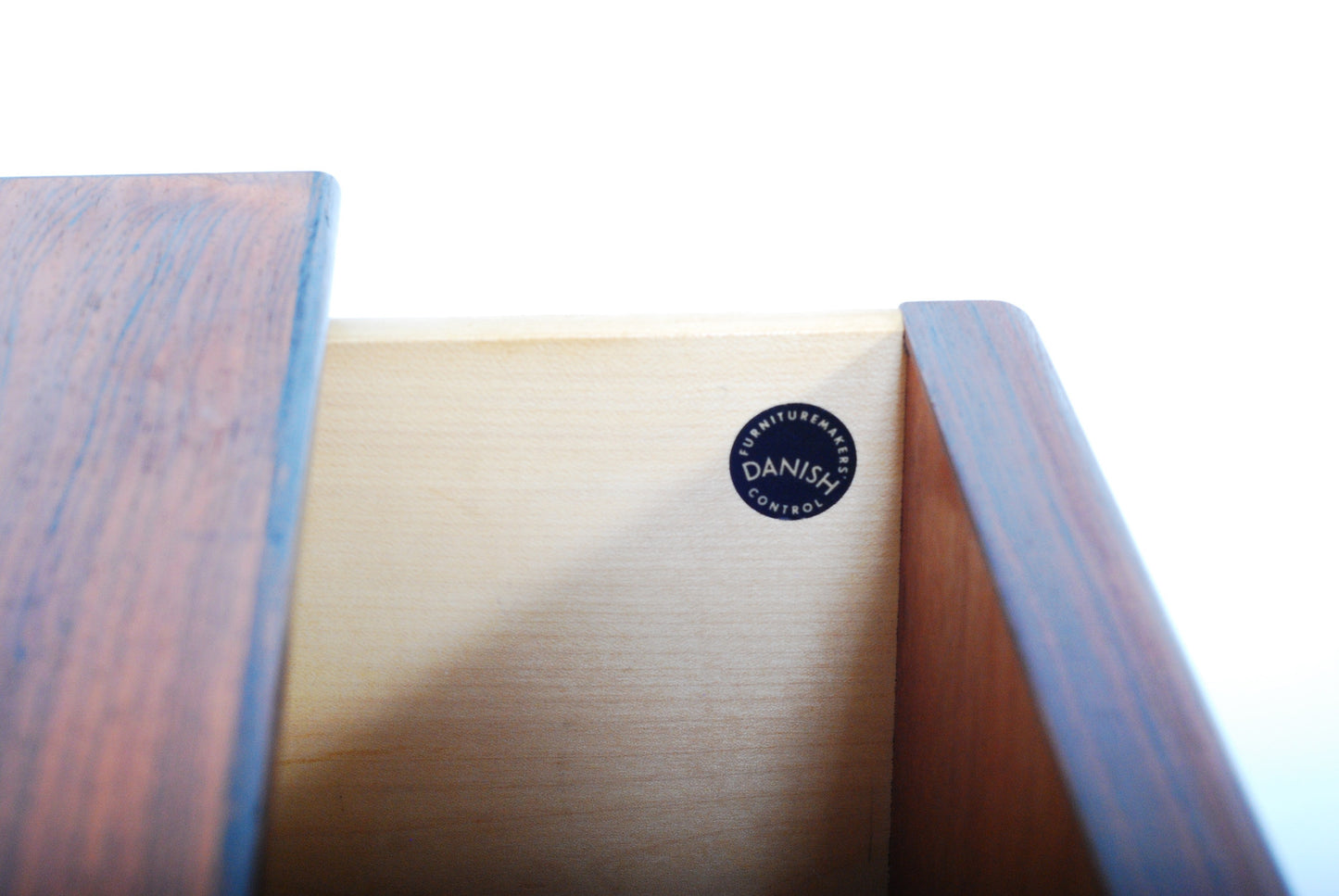 Large rosewood chest of drawers