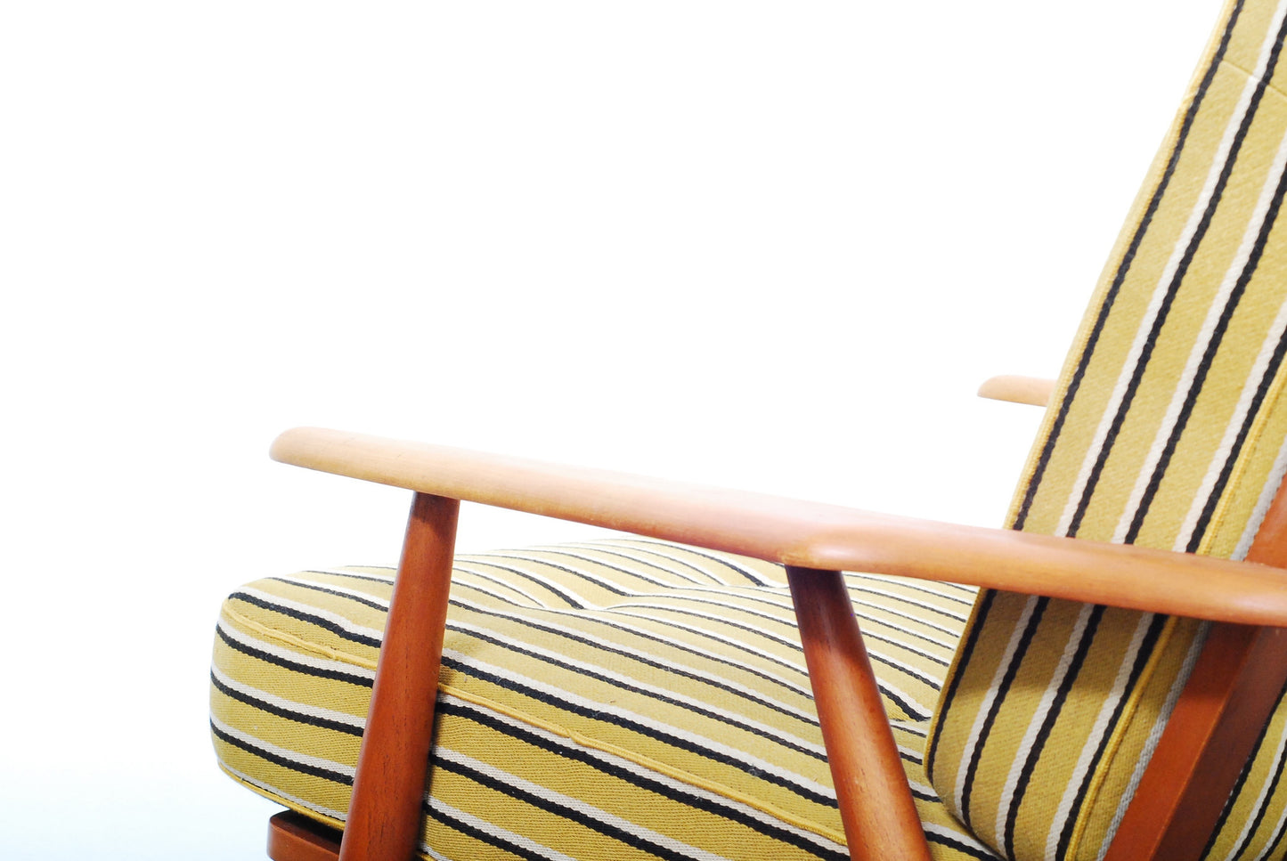 Beech framed lounge chair