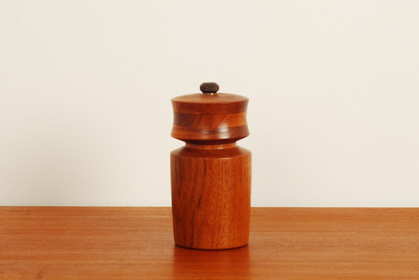 Solid teak pepper grinders