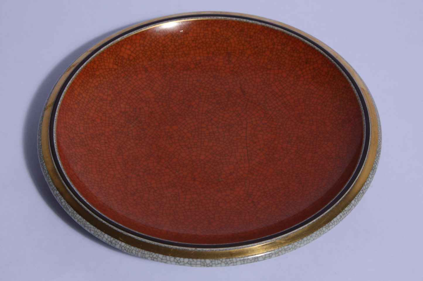 Royal Copenhagen crackleware plate no. 3