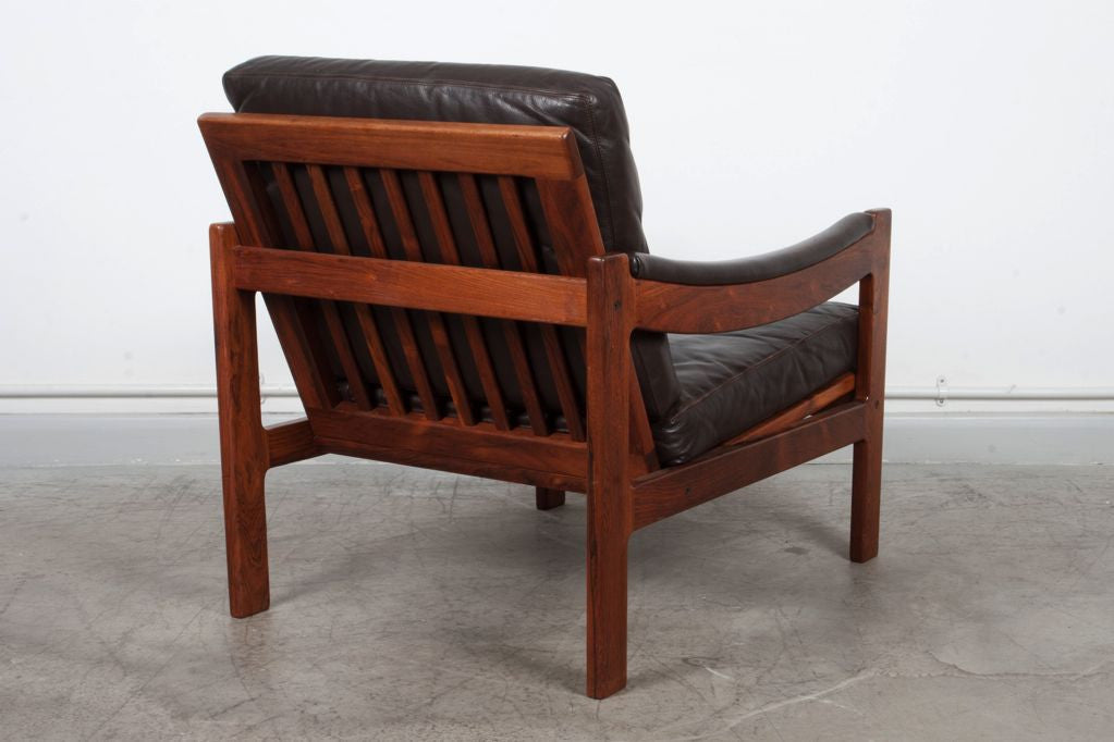 Rosewood lounge chair