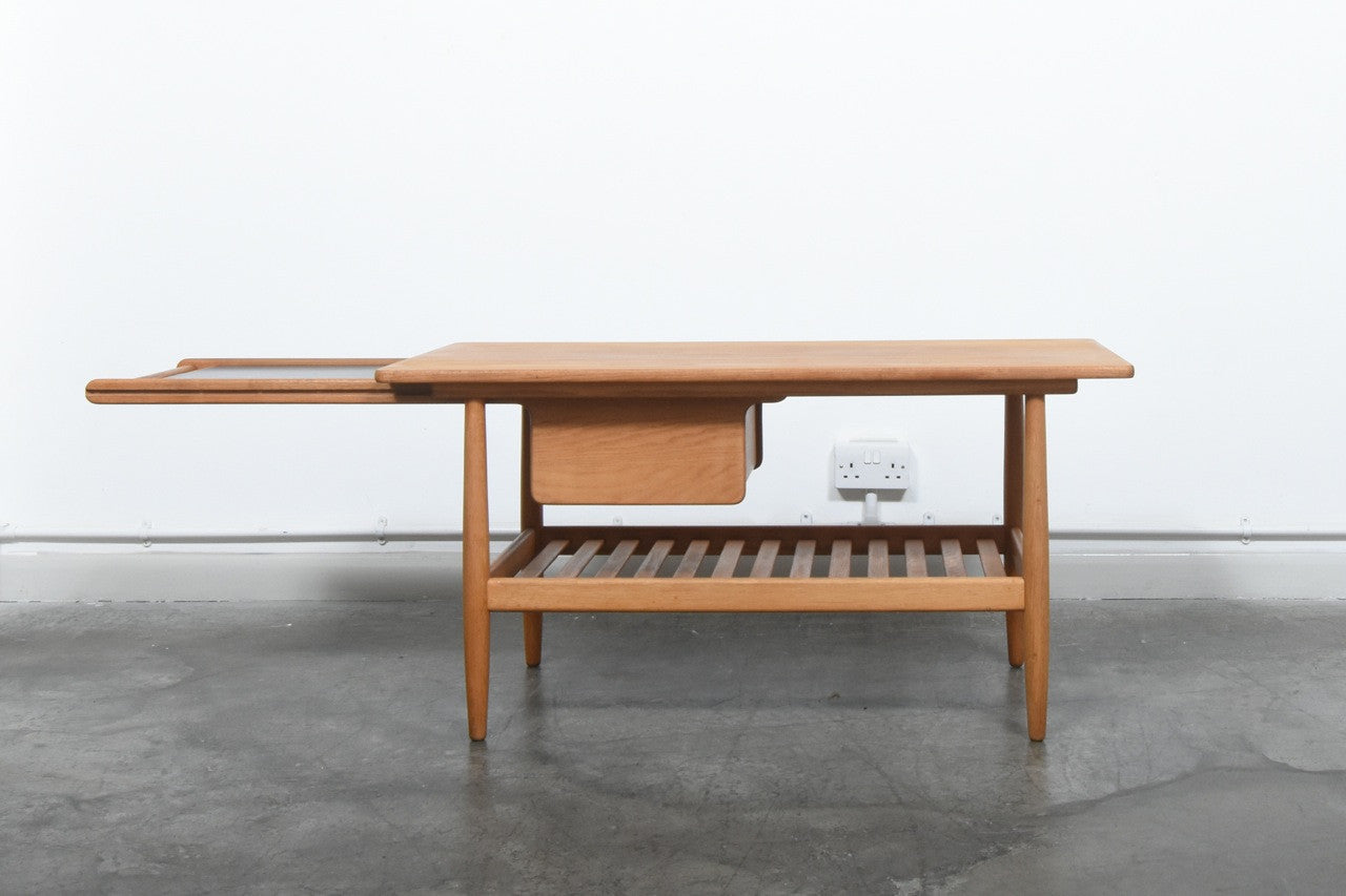 Oak coffee table by Vinde Møbelfabrik