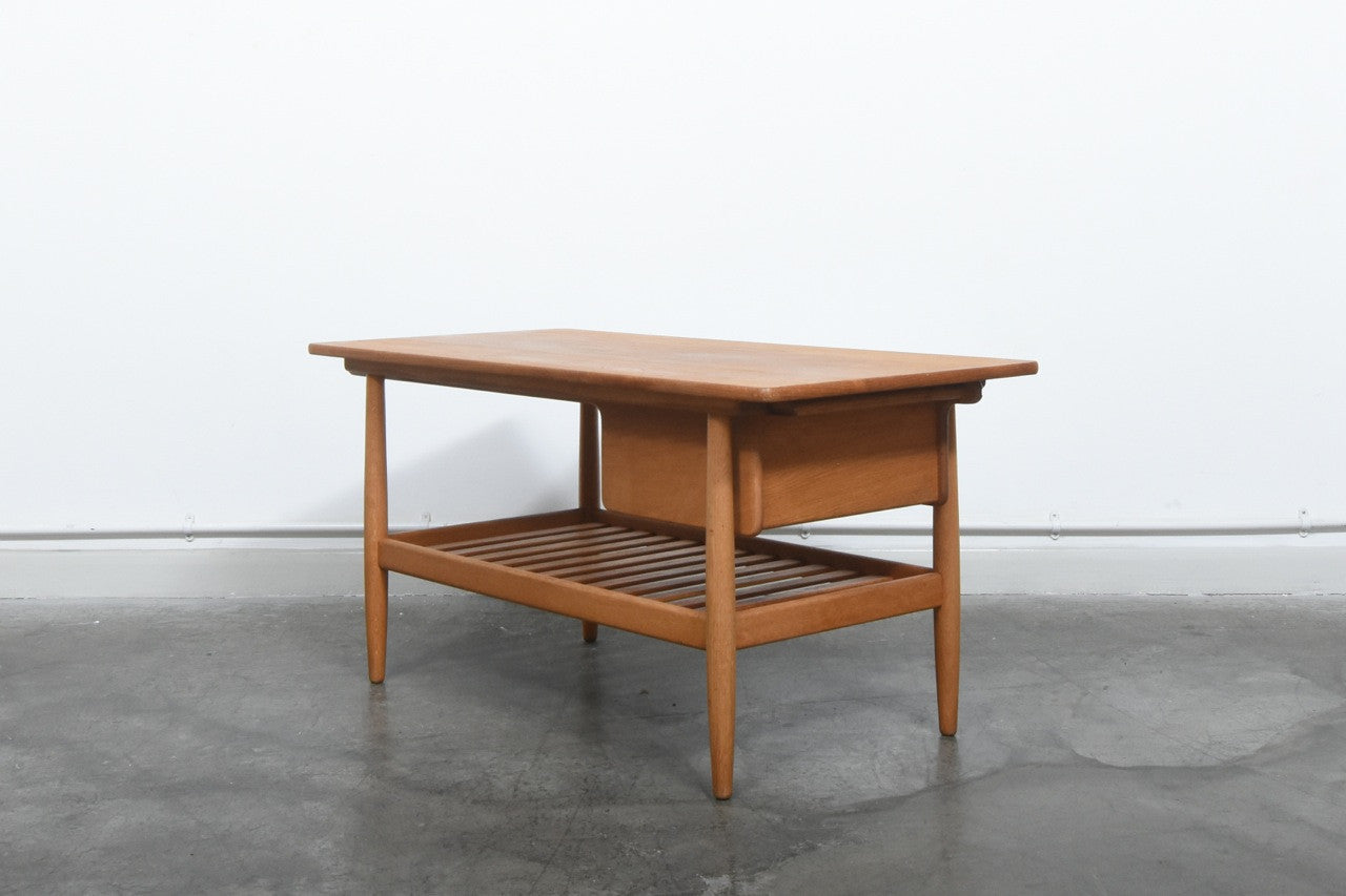 Oak coffee table by Vinde Møbelfabrik