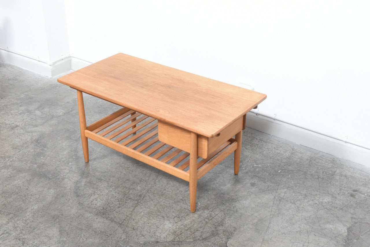 Oak coffee table by Vinde Møbelfabrik
