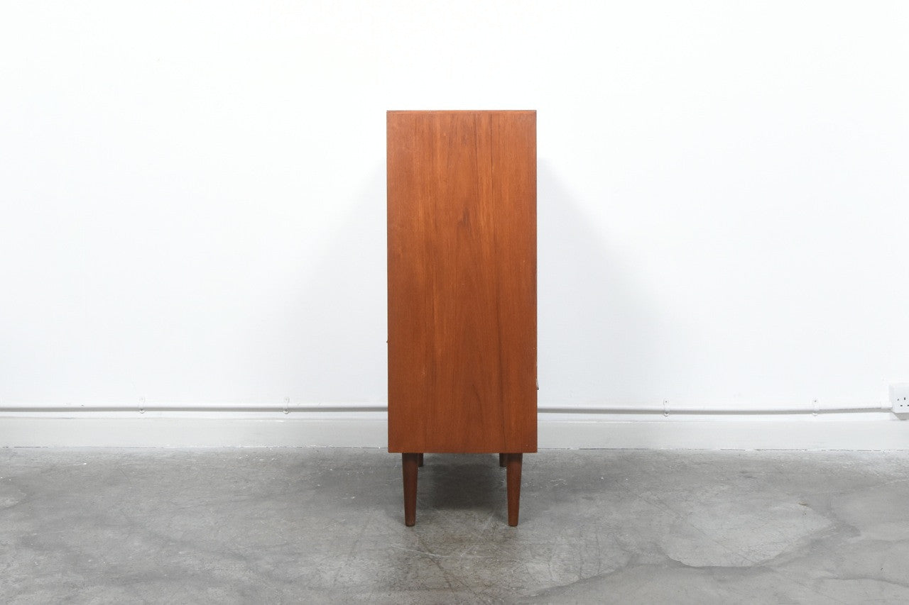 Teak storage cabinet