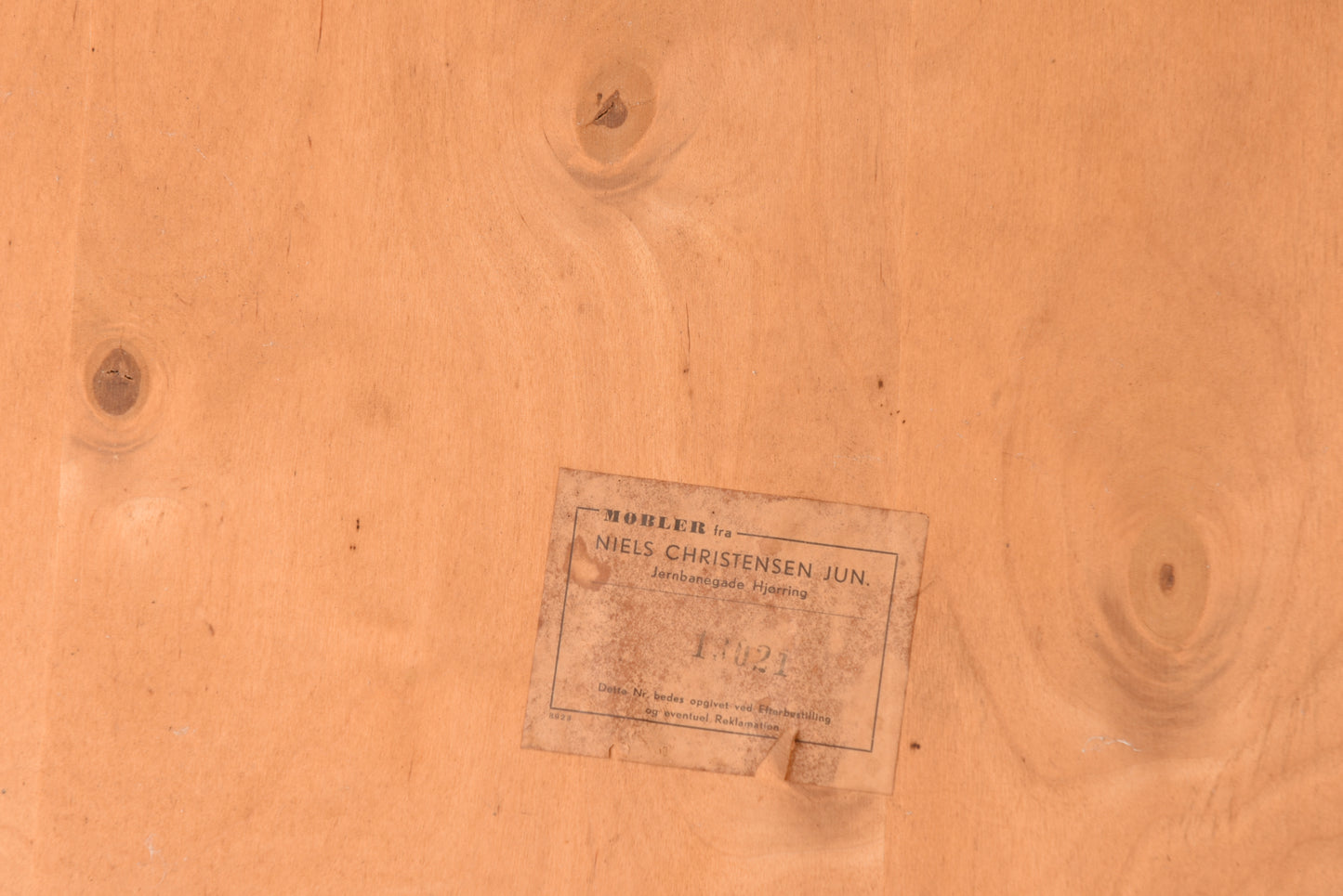 1950s teak desk by Niels Christensen Jun.