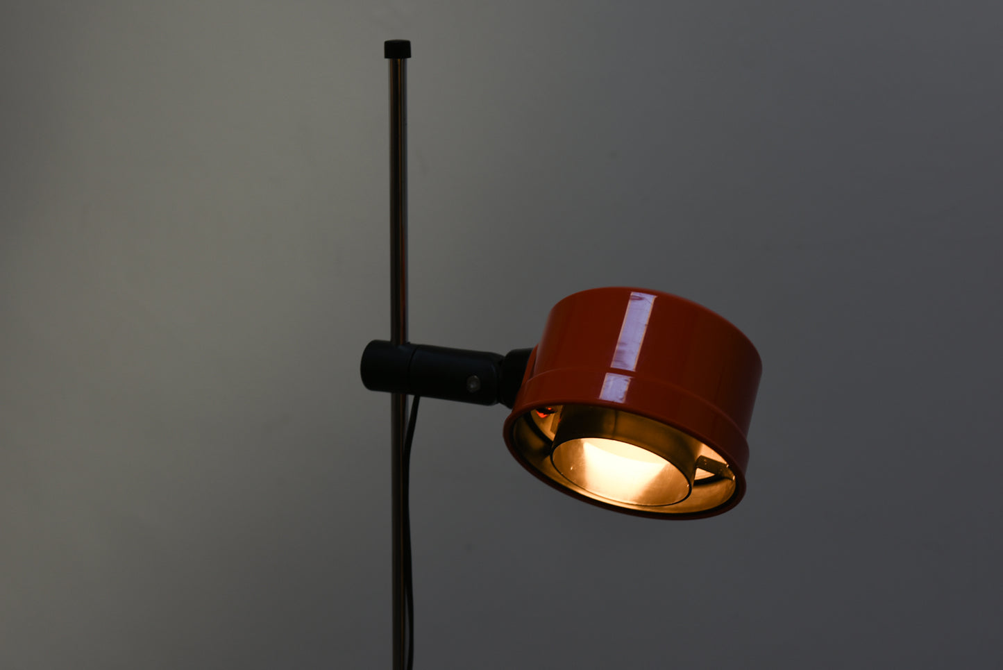 1980s Swedish orange floor lamp
