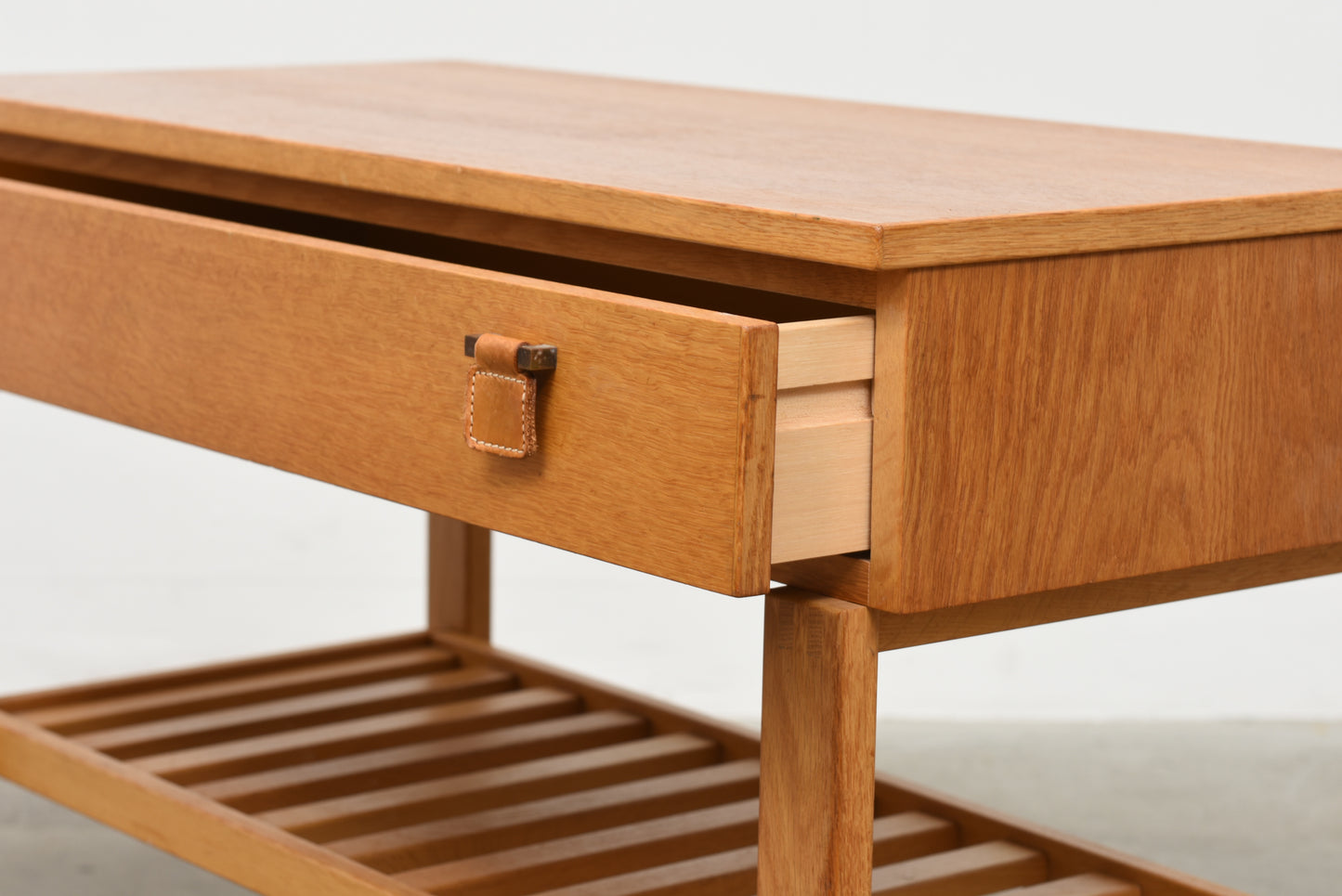 1960s oak hallway unit