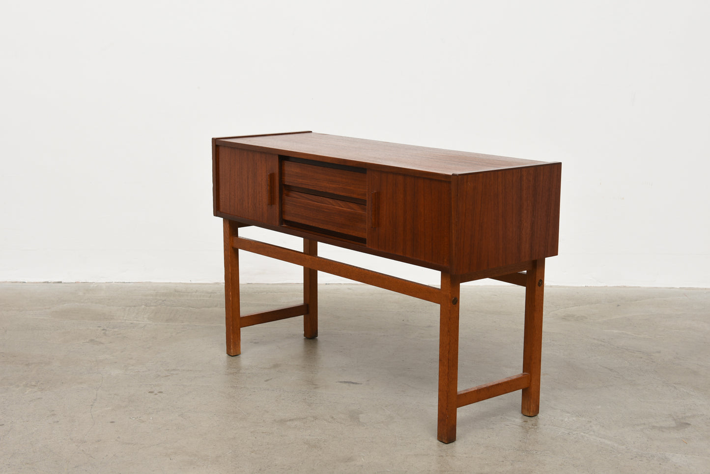 1960s teak hallway cabinet