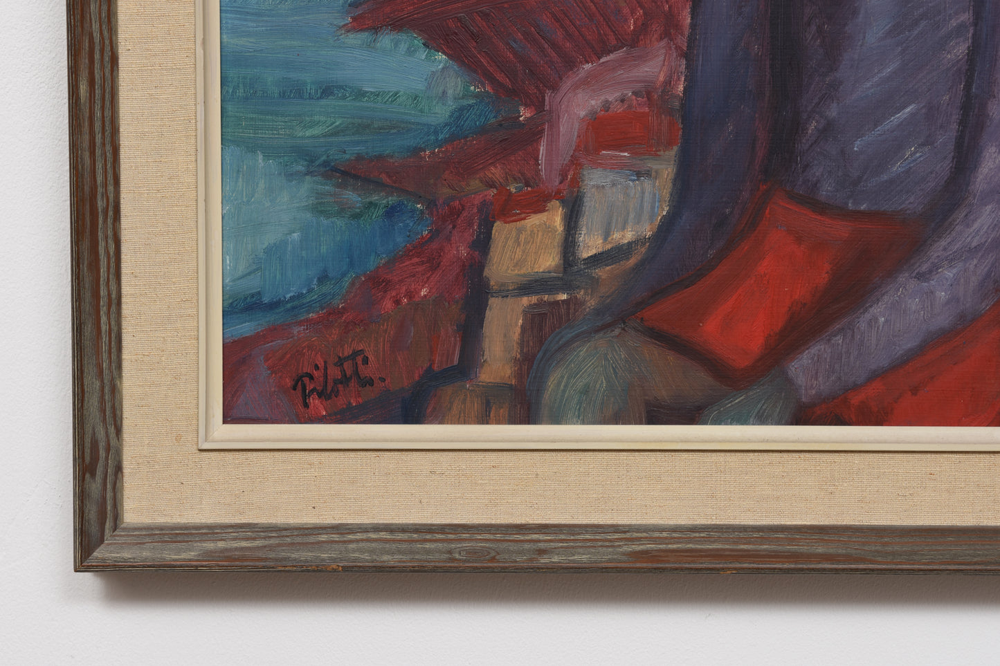 Oil painting by Lennart Pilotti