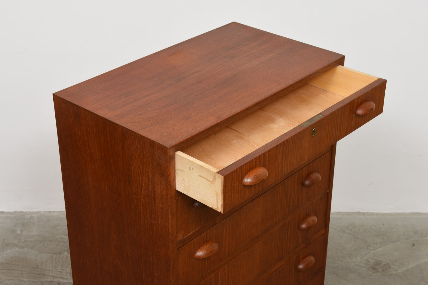 1950s teak chest of drawers