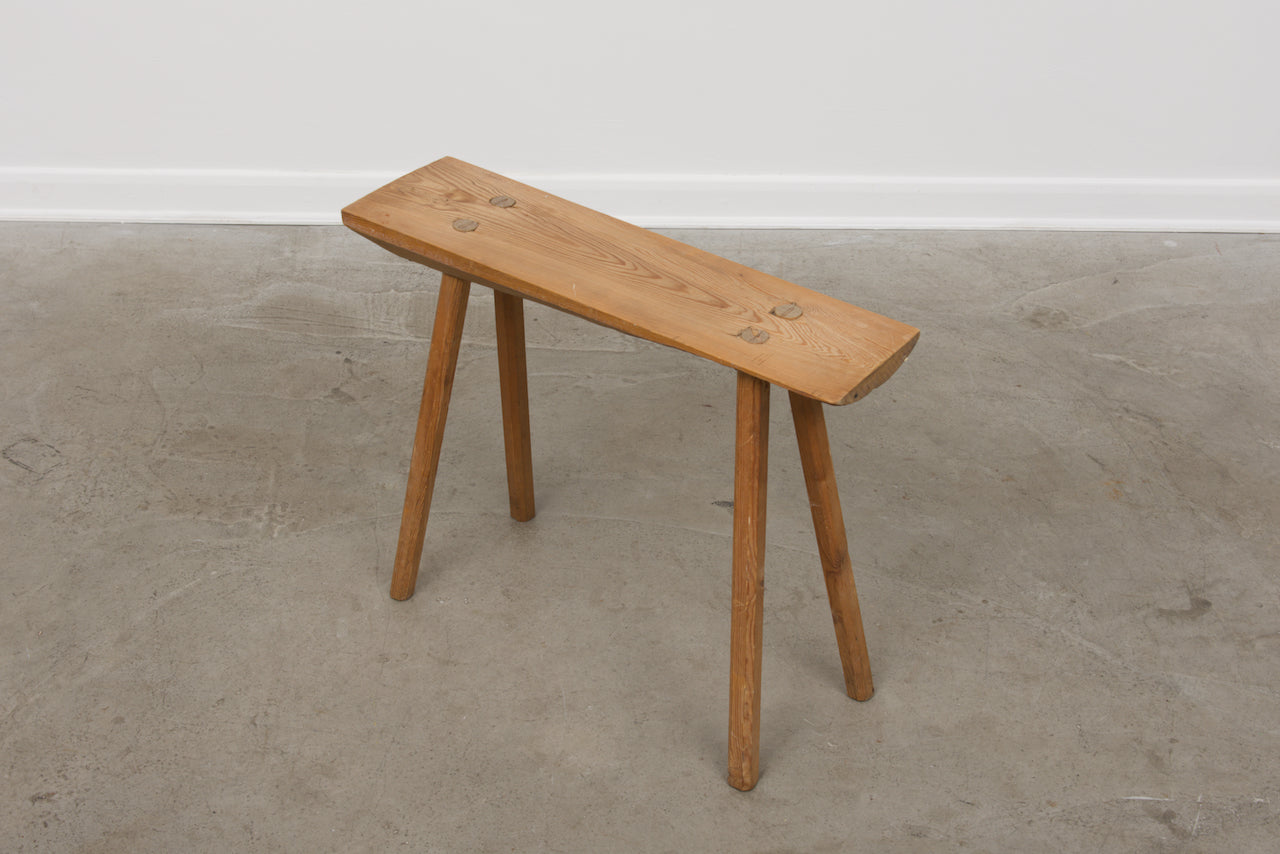 Early 1900s Swedish pine bench