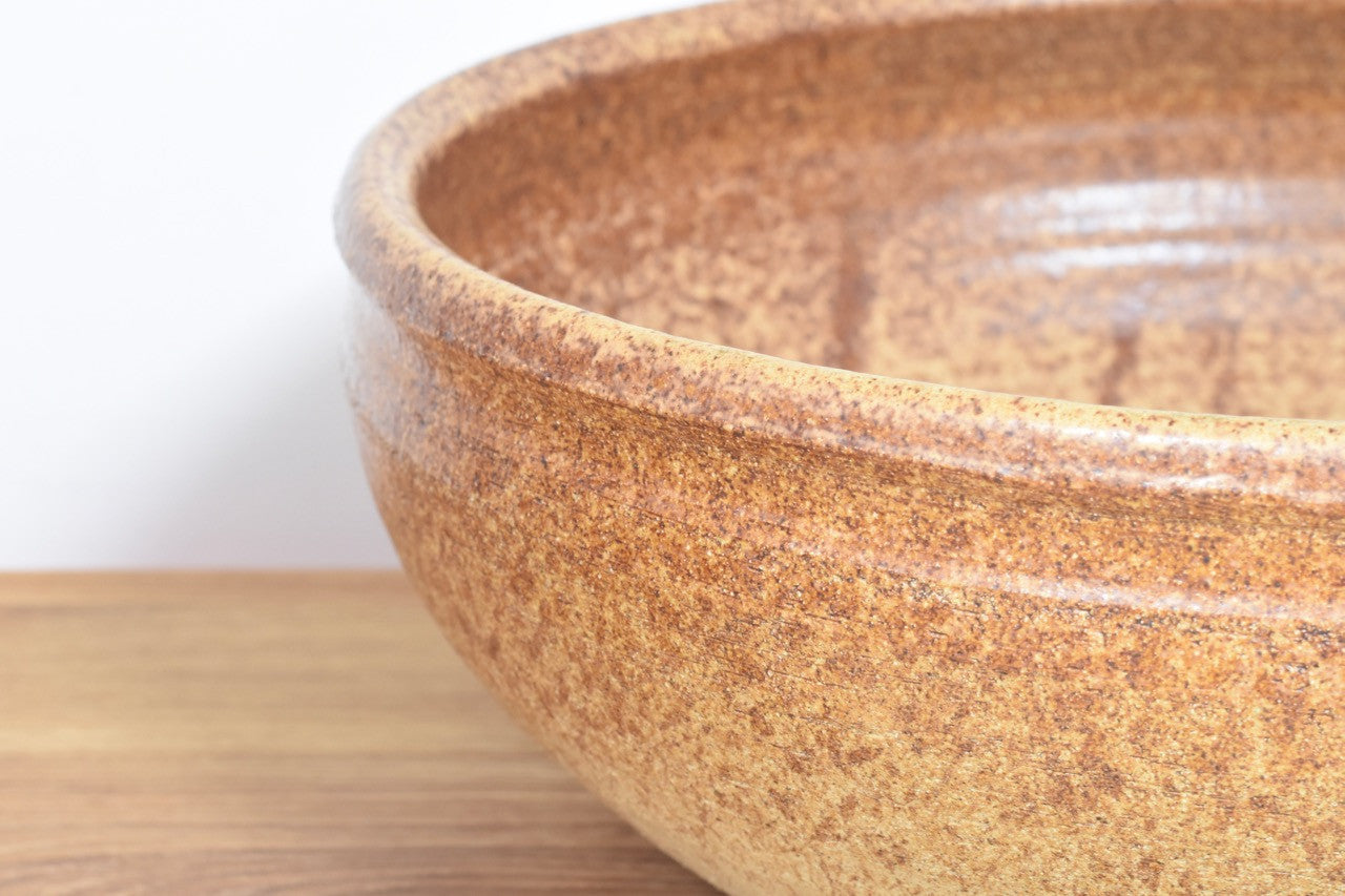 Large stoneware bowl