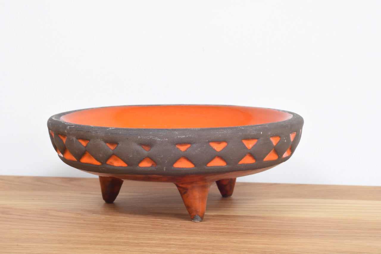 Ceramic pillar candle holder by Frank Keramik