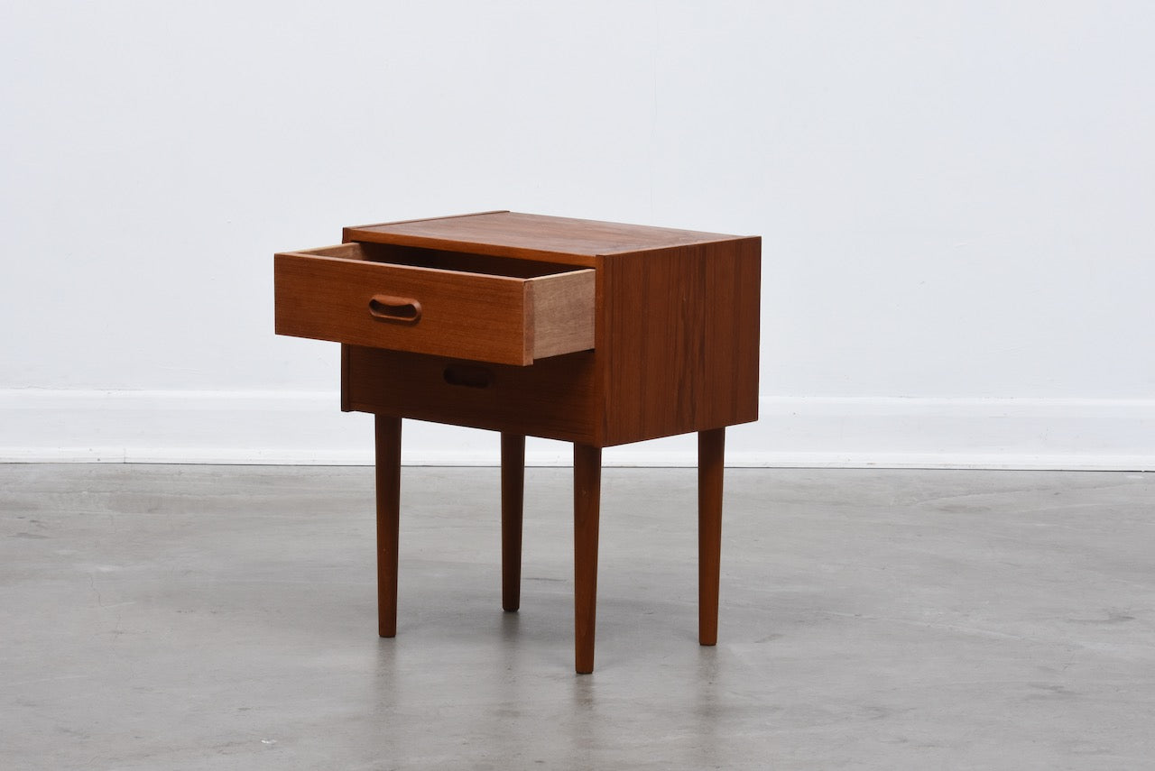 1960s teak bedside table