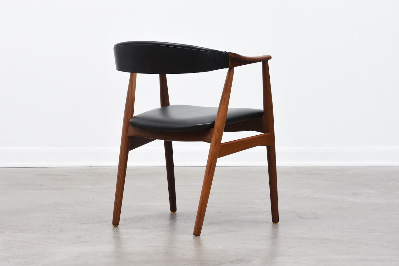 Teak armchair by T.H. Harlev