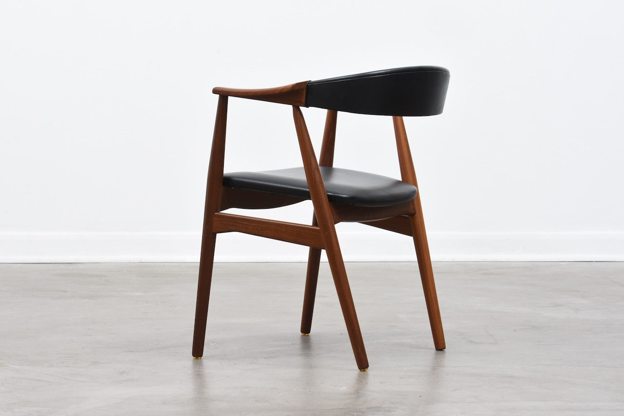 Teak armchair by T.H. Harlev