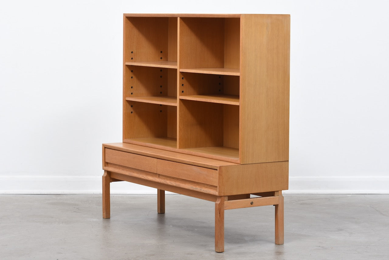 1960s bookshelf in oak by Eric Wørts
