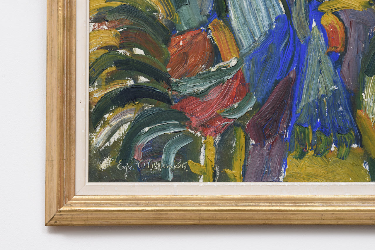 Oil painting by Eyvind Olesen