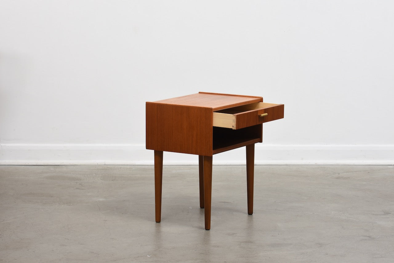 Teak bedside table no. 1