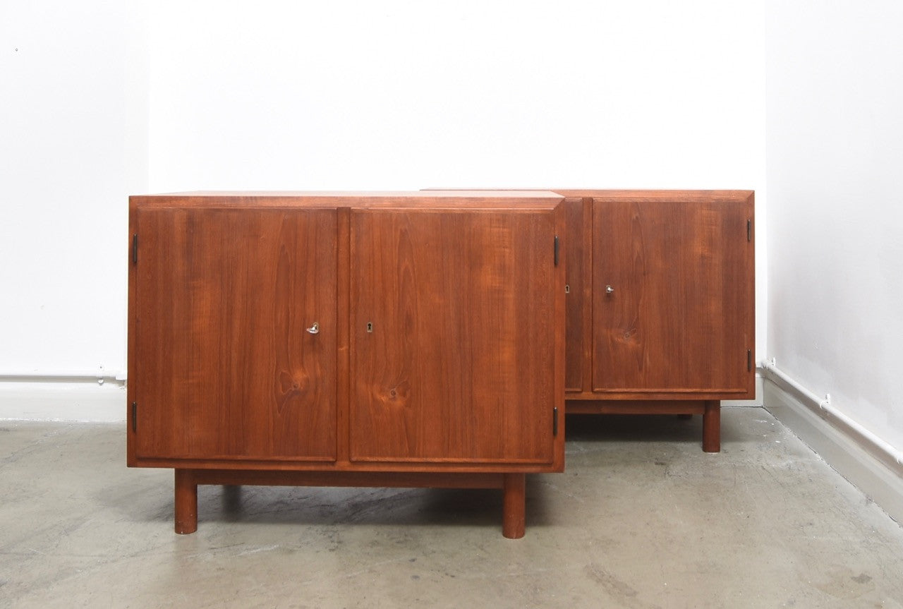 Two available: Short teak sideboard