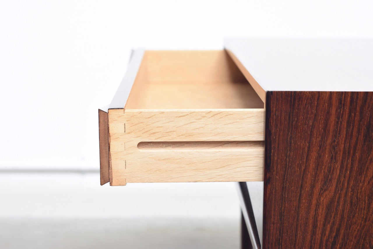 Low rosewood chest by Arne Vodder