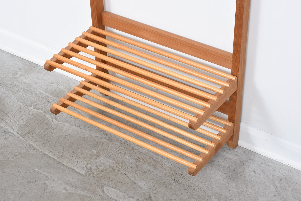 1970s Swedish hang-all in oak + pine