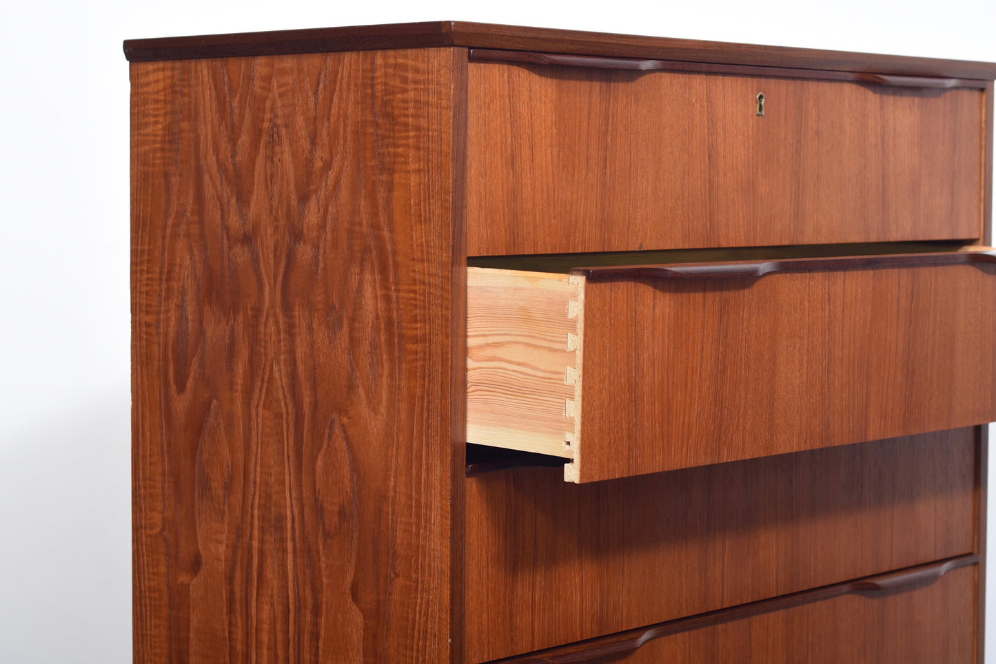 Large 1960s Danish chest of drawers in teak