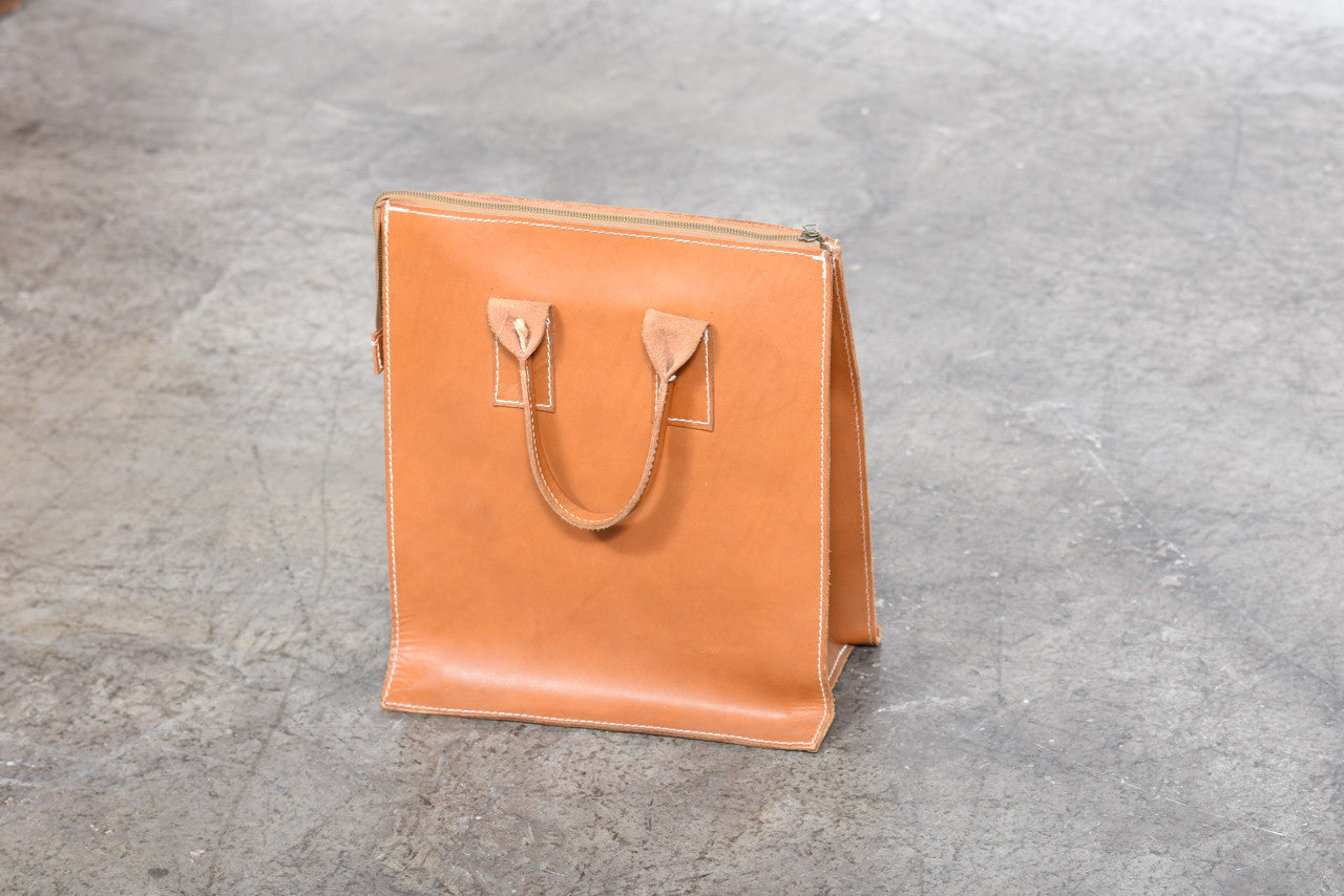 Vintage leather hand bag