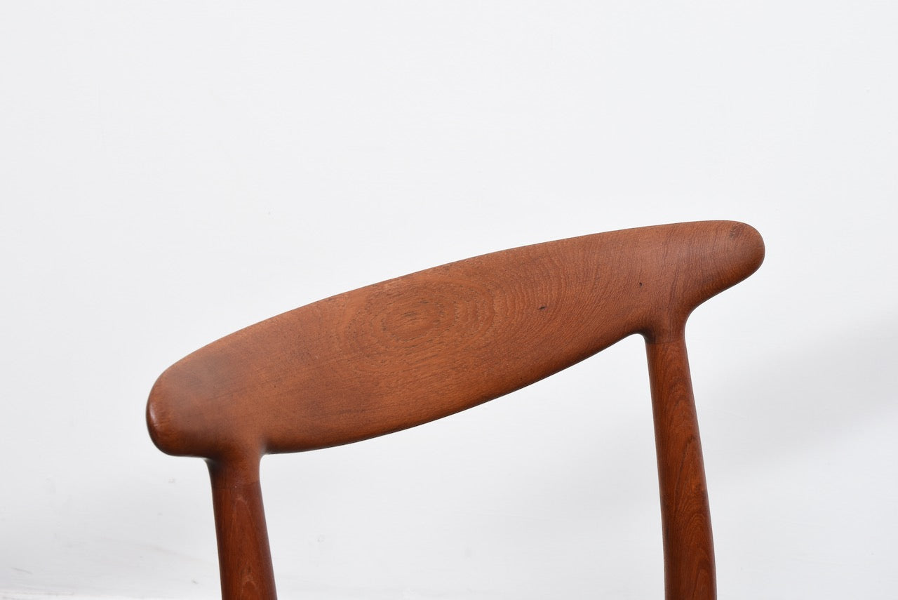 Four available: Model W2 dining chairs by Hans J. Wegner