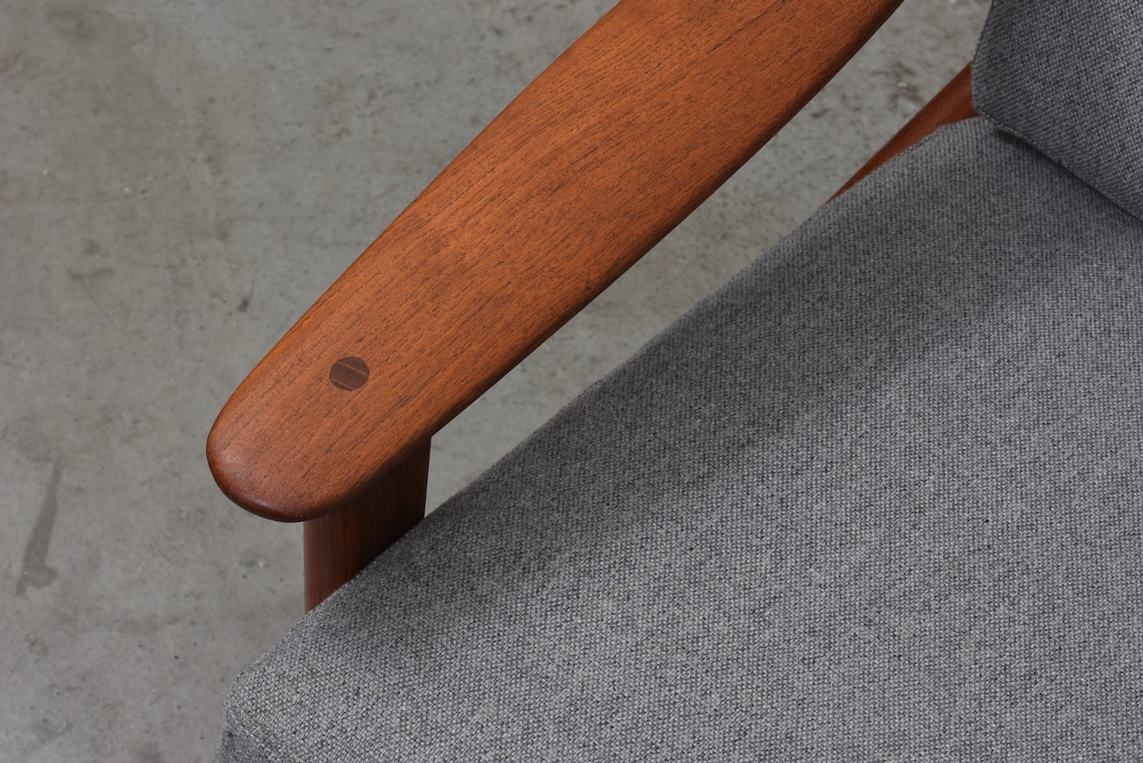 1960s teak sofa by Poul Volther