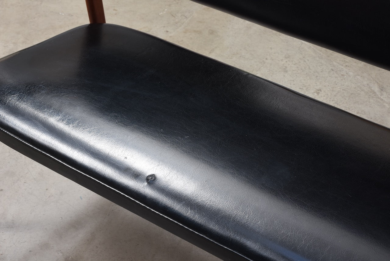 1950s teak sofa bench by Erik Kirkegaard