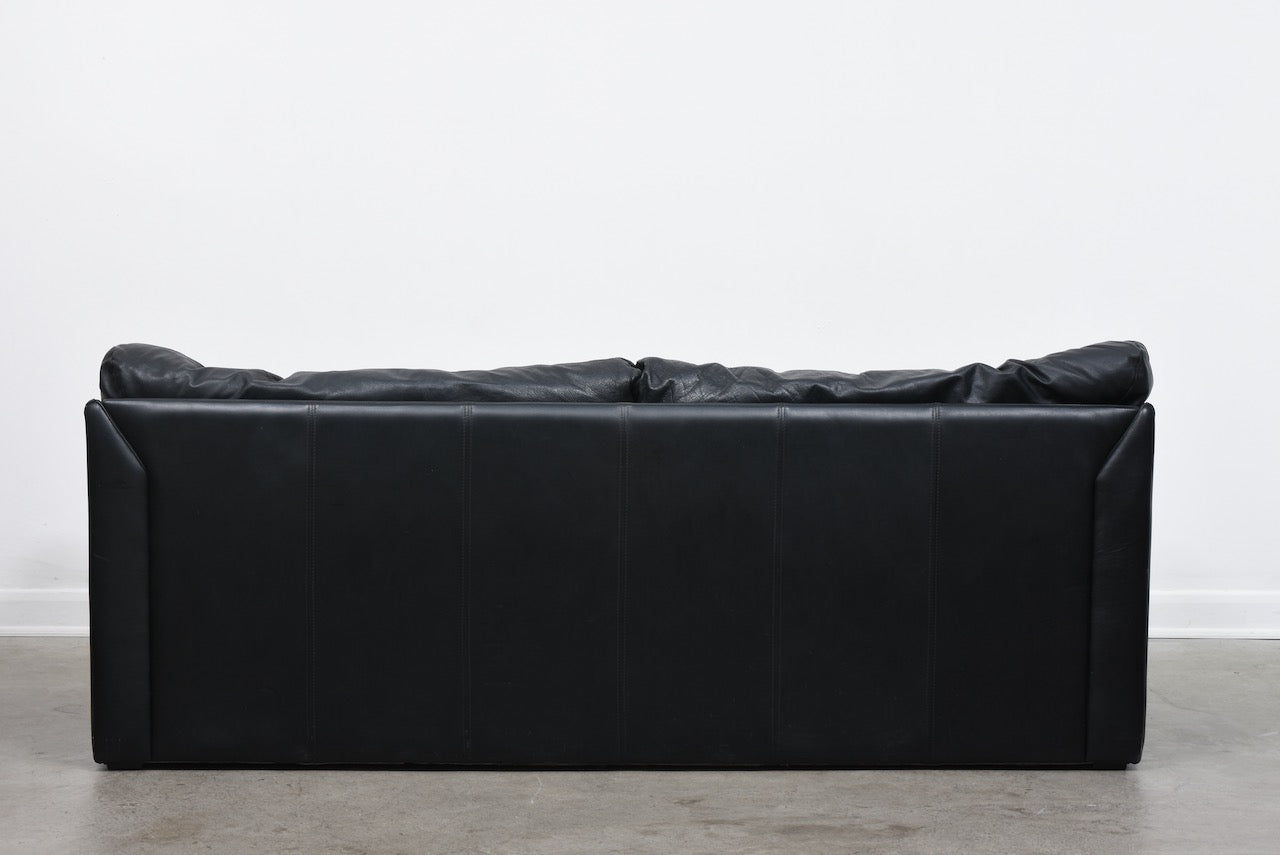 1980s leather sofa by Stouby