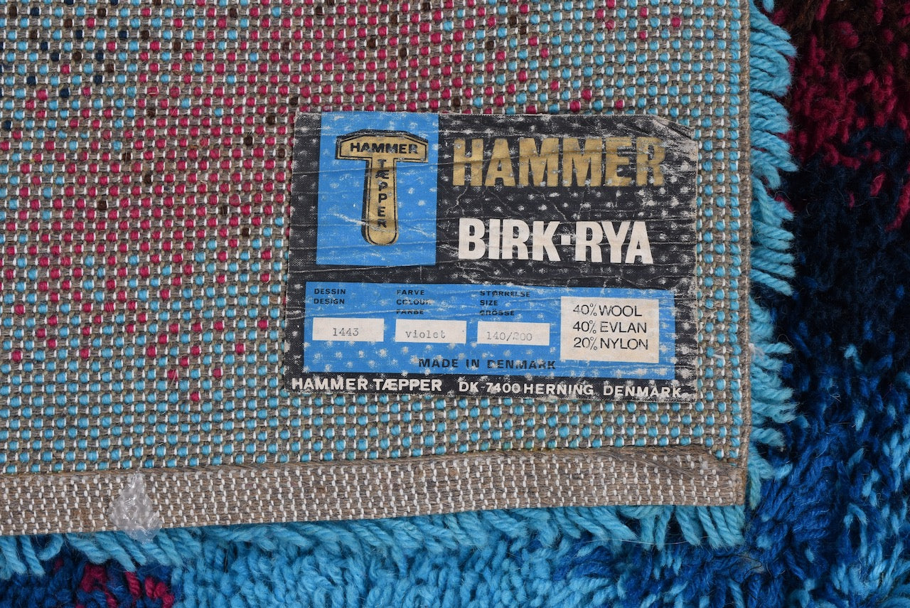 1960s Danish wool rug